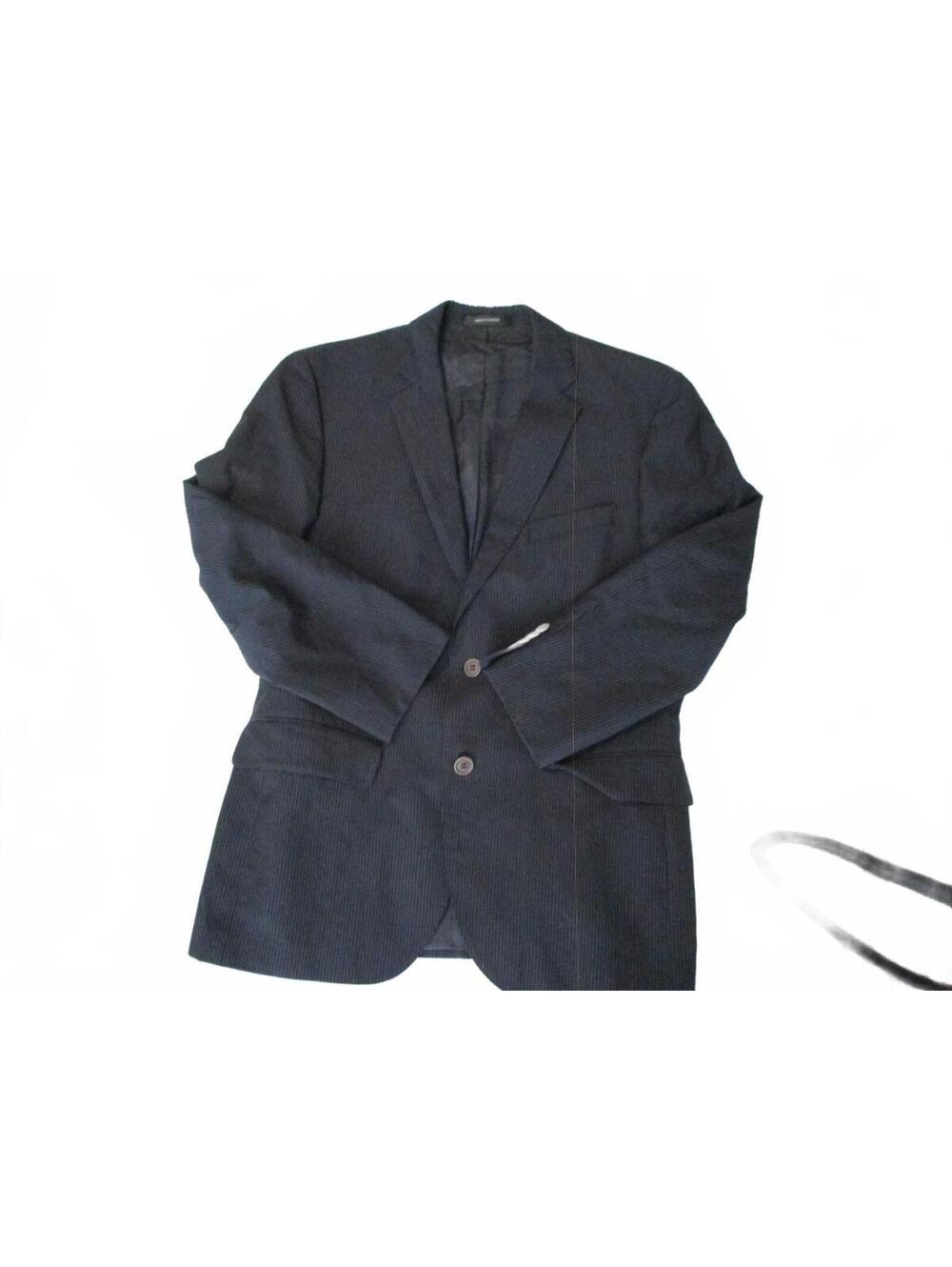Hugo Boss Navy Blue Stretch Suit Jacket Tailored by Nordstrom Size 40R